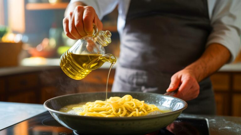 Illustration de la cuisson de pâtes pour une légèreté et une digestibilité améliorées.